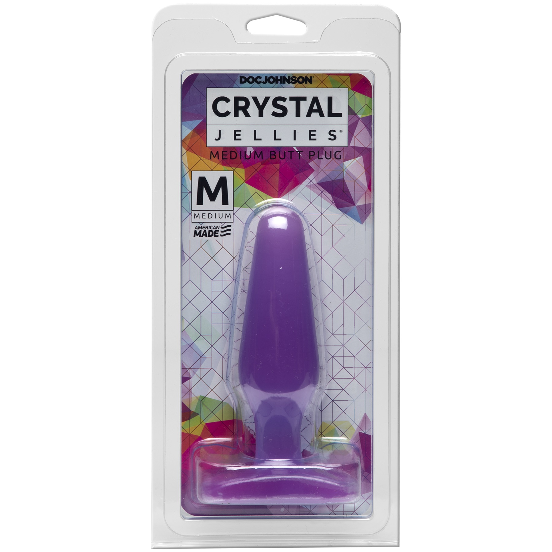 AtFCu1ccdqHg4YPxyzdY68ndTEsw6XiU Crystal Jellies Butt Plug - Medium - Purple - Image 1