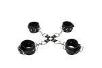 Leather Hand and Legcuffs - Black - Image 2