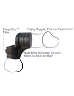 Fantasy C-Ring Mr Big Cock Ring and Ball Stretcher - Black - Image 6