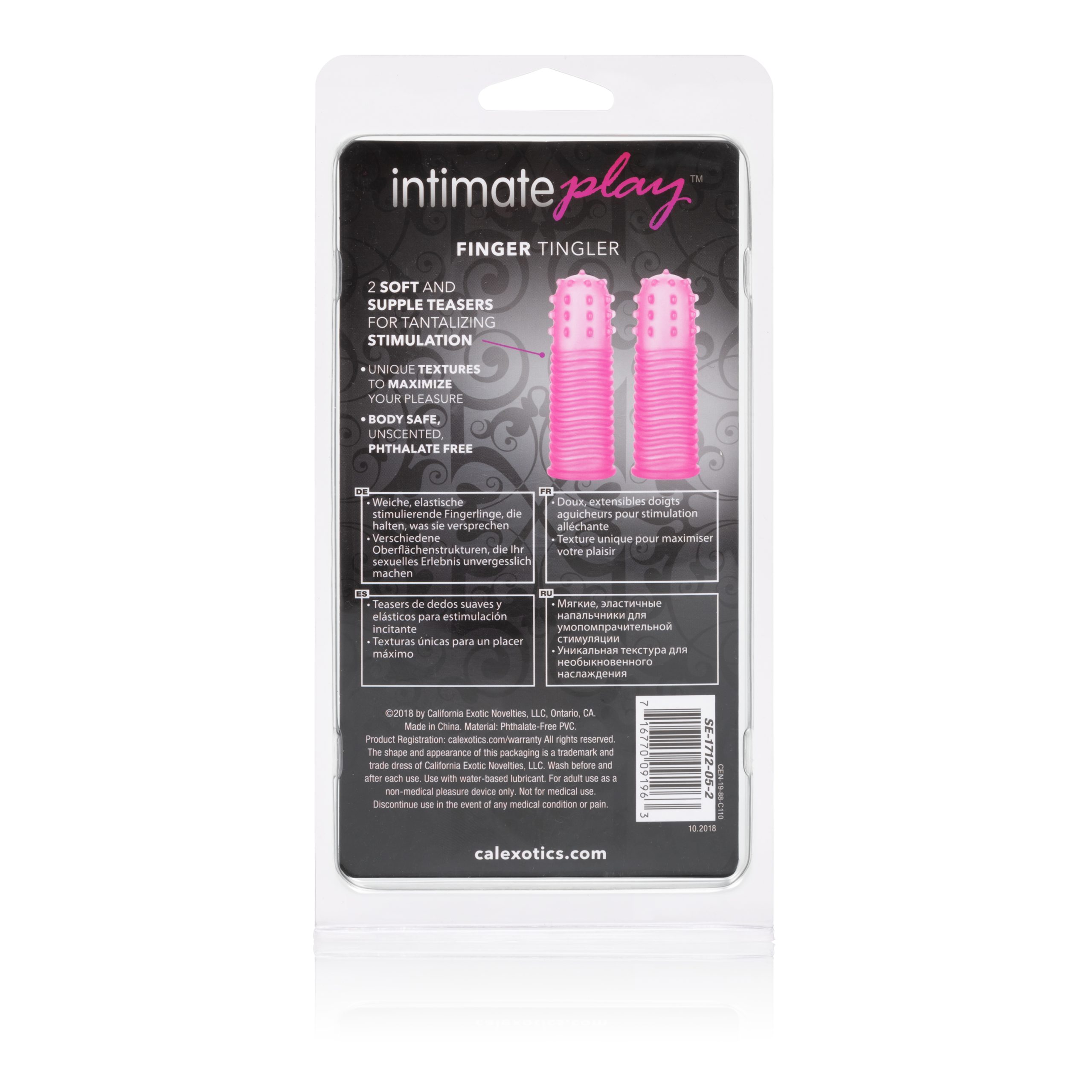 B00clsgeIbvcUzv4WLxxRMPhxy2kTCSz Intimate Play Finger Tingler - Pink - Image 1