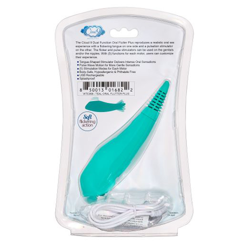 B020aGxqyeG0rBp6F4EiyaM32pfp5tQ7 Health and Wellness Oral Flutter Plus - Teal - Image 1