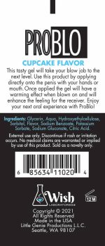 Problo Ahh...some Blow-Job Gel - Cupcake - 1.5 Fl. Oz. - Image 2