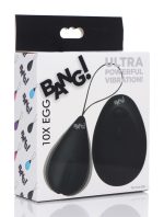 Bang - 10x Silicone Vibrating Egg - Black
