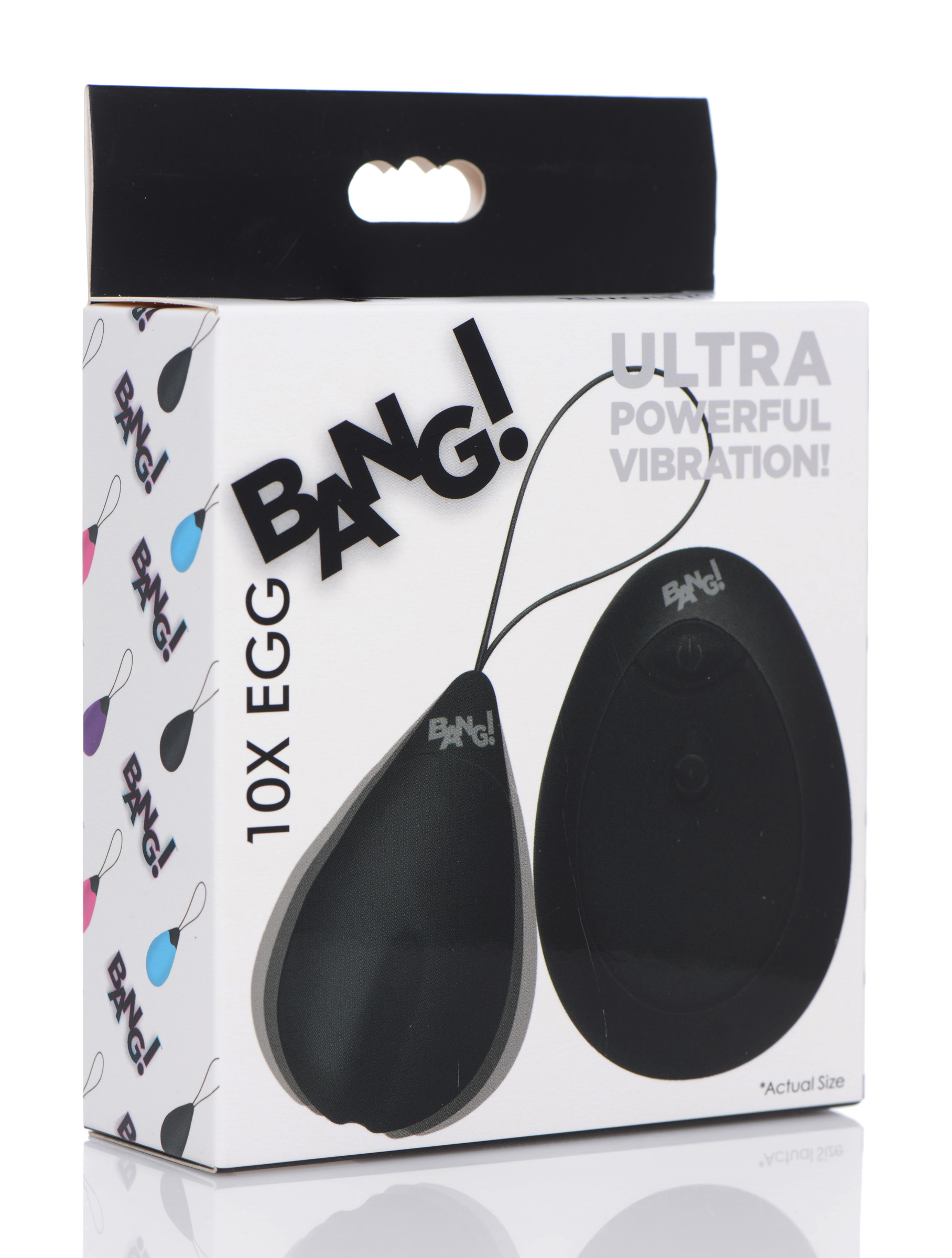 BTfU1spnUm2ixKzGp2PW8UiRGYd7bnHo Bang - 10x Silicone Vibrating Egg - Black - Image 1