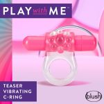 Play With Me – Teaser Vibrating C-Ring – Pink - Image 5
