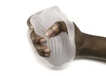 Perfect Fit Male Masturbator With Grips - Clear - Image 4