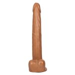 Size Queen 12 inch/30.5 Cm - Brown - Image 6
