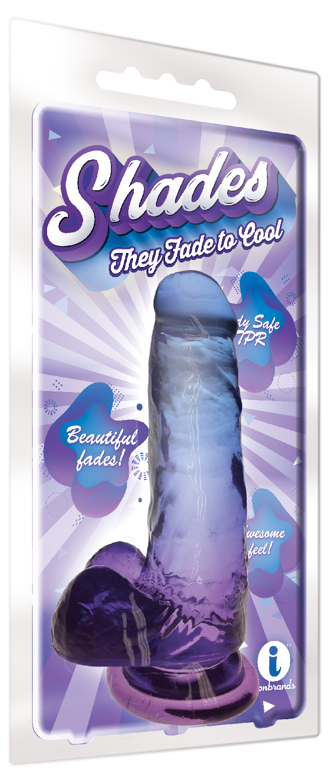 BmusoxEQId3MwUQrYnbicgPic9KDUfEE Shades - 7 Inch Gradient Dong - Blue and Violet - Image 1