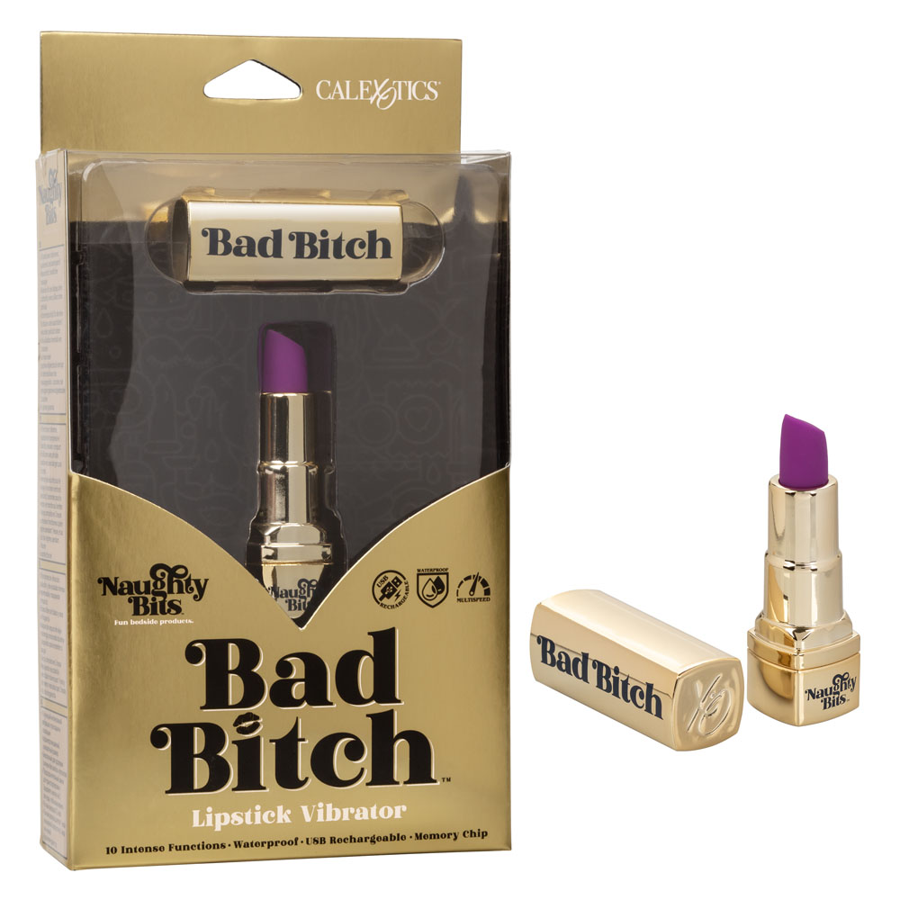 BnslAEviD2KYyvZHgJ0PiS43kkoj9WkC Naughty Bits Bad Bitch Lipstick Vibrator - Image 1
