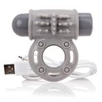 Charged Owow Rechargeable Vibe Ring - Grey - Image 3