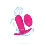 Intrigue Insertable Butterfly Panty Vibe - Hot Pink - Image 5