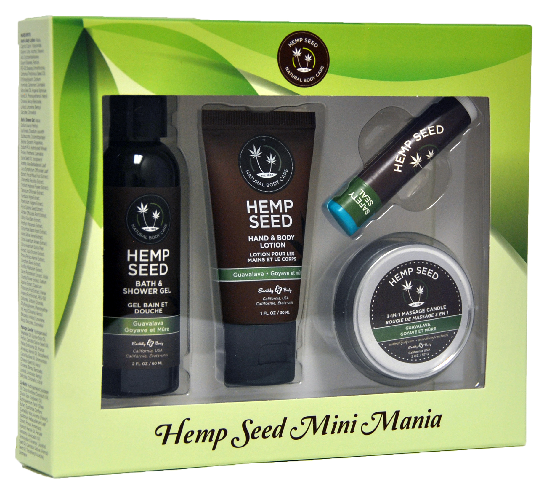 BrWMwgvtjvMjABP462sRMScpM15KHpaN Hemp Seed Mini Mania Travel Set - Guavalava - Image 1