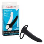 Silicone Love Rider Dual Penetrator - Black - Image 3