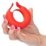 Silicone Rechargeable Taurus Enhancer - Red - Image 8