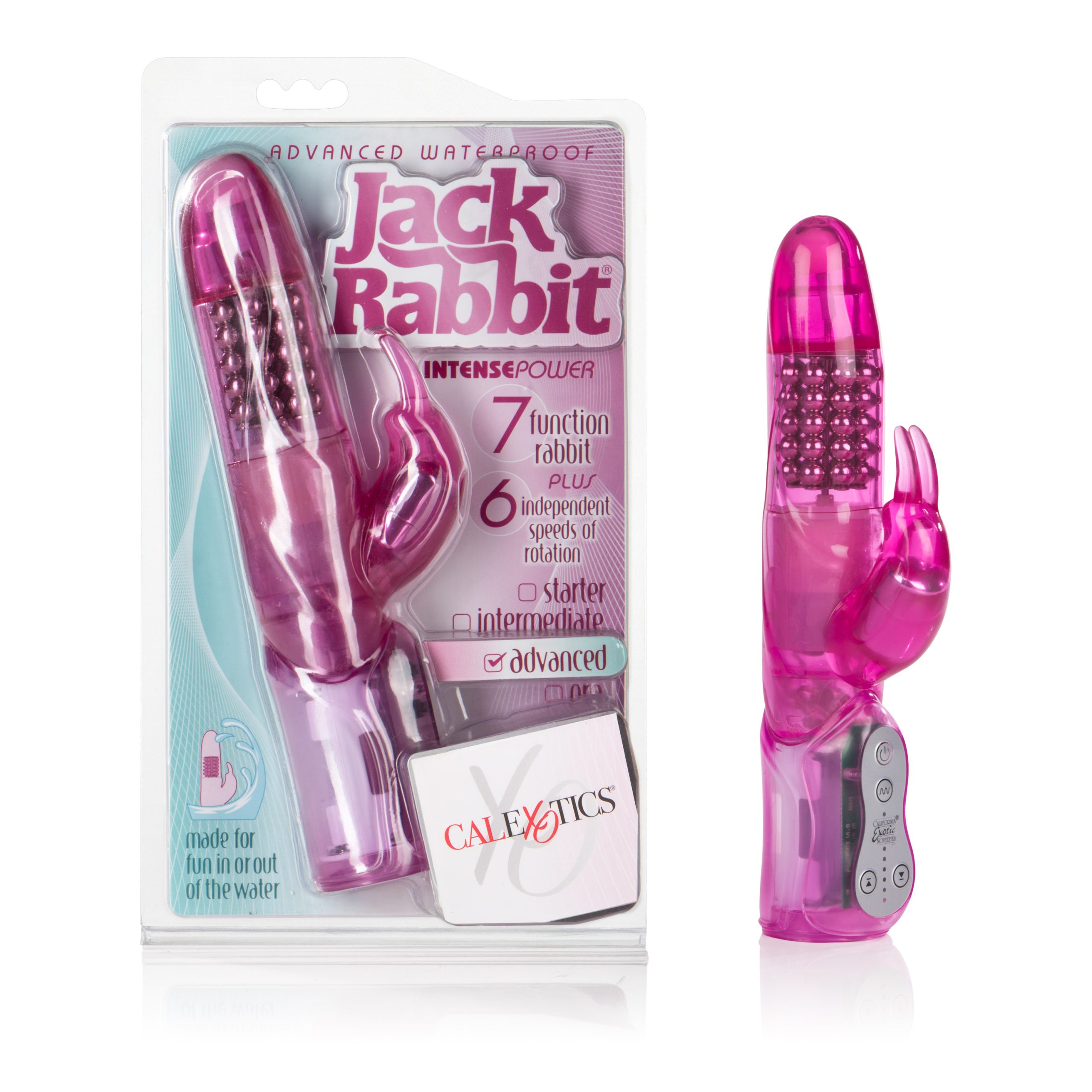BzqZp1JgF3rCbezJzy8zXwoP5kwj7FQL Advanced Waterproof Jack Rabbit 5 Rows of Beads - Pink - Image 1