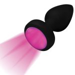 7x Light Up Rechargeable Anal Plug - Small - Image 5