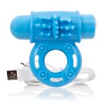 Charged Owow Rechargeable Vibe Ring - Blue - Image 3