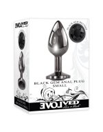 Black Gem Anal Plug - Small - Image 3