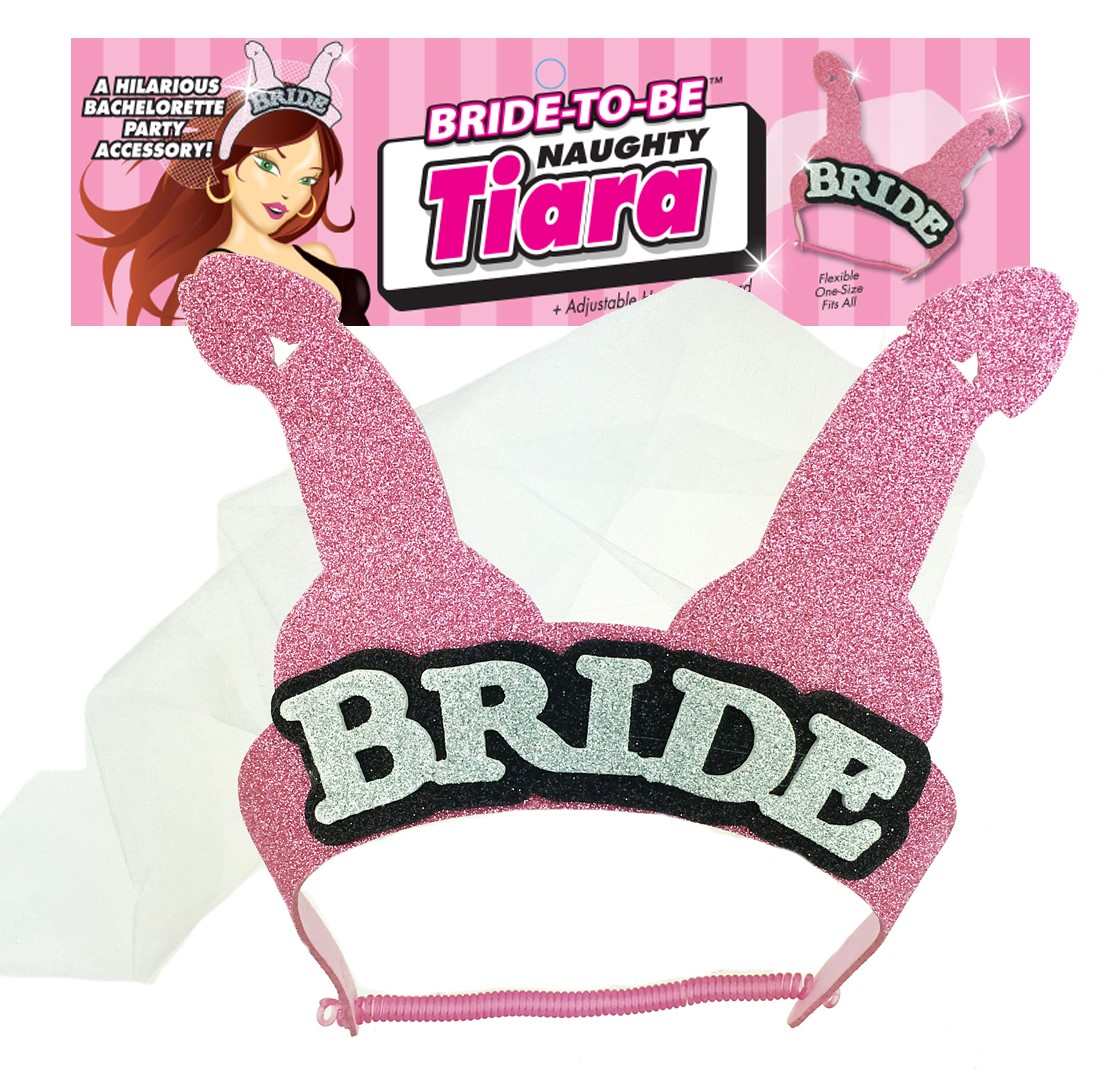 CXZVRtO1geppOFFgysBOFlchSotbeI0W Bride-to-Be Party Naughty Tiara - Image 1