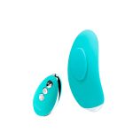 Niki Rechargeable Flexible Magnetic Panty Vibe - Turquoise - Image 4