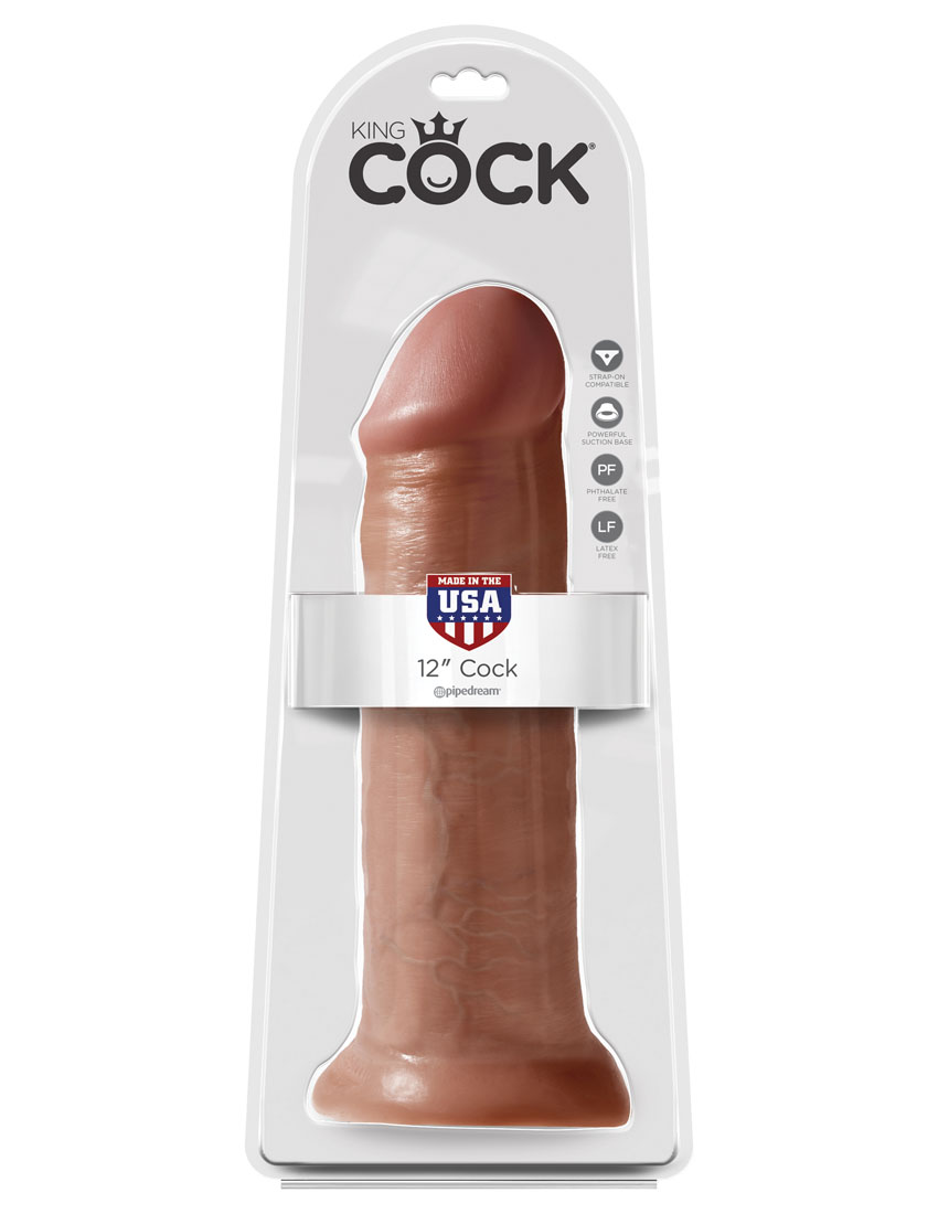 ChdnirZrrMYzXey0CjTumlp7DCE7I9Zy King Cock 12" Cock - Tan - Image 1