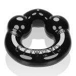 Ultraballs 2- Piece Cockring Set - Black & Police Blue - Image 2