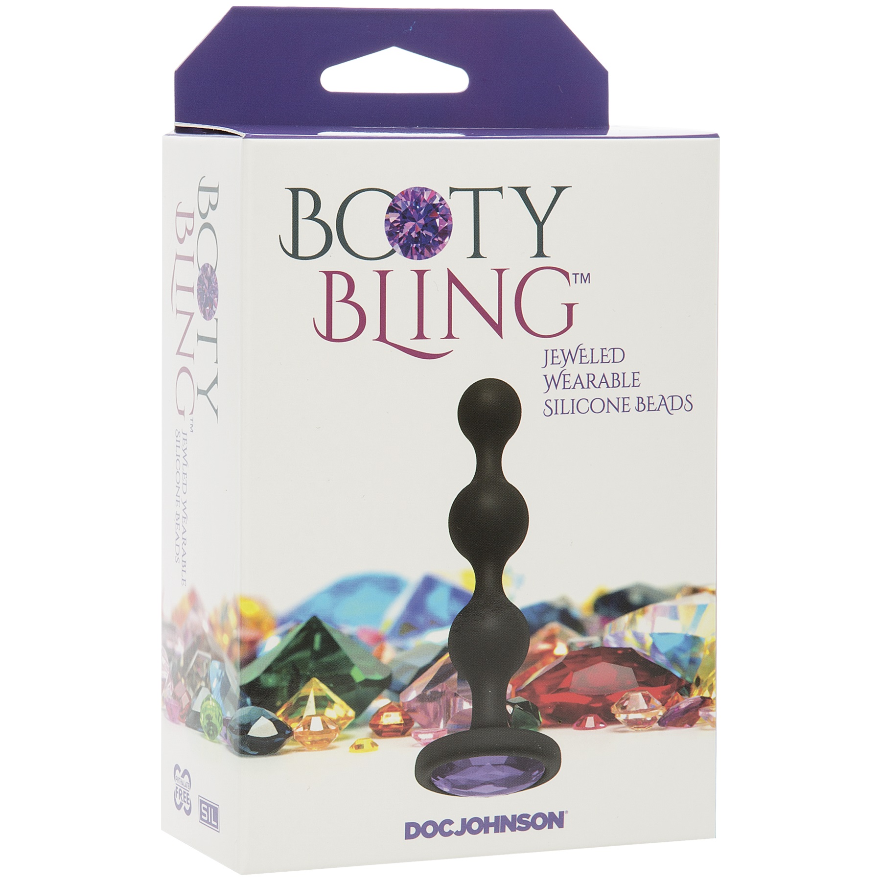 Ckzwyh9OOiwQnAPDBg6gQtJlxBTBupR1 Booty Bling - Wearable Silicone Beads - Purple - Image 1