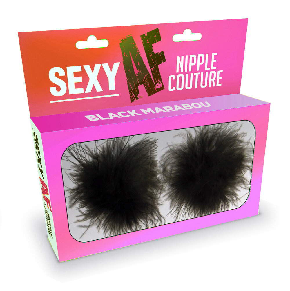 CltzIcTebmfjSPGSlOWAwfYRuxZgrzQ5 Sexy Af Nipple Couture Black Marabou - Image 1