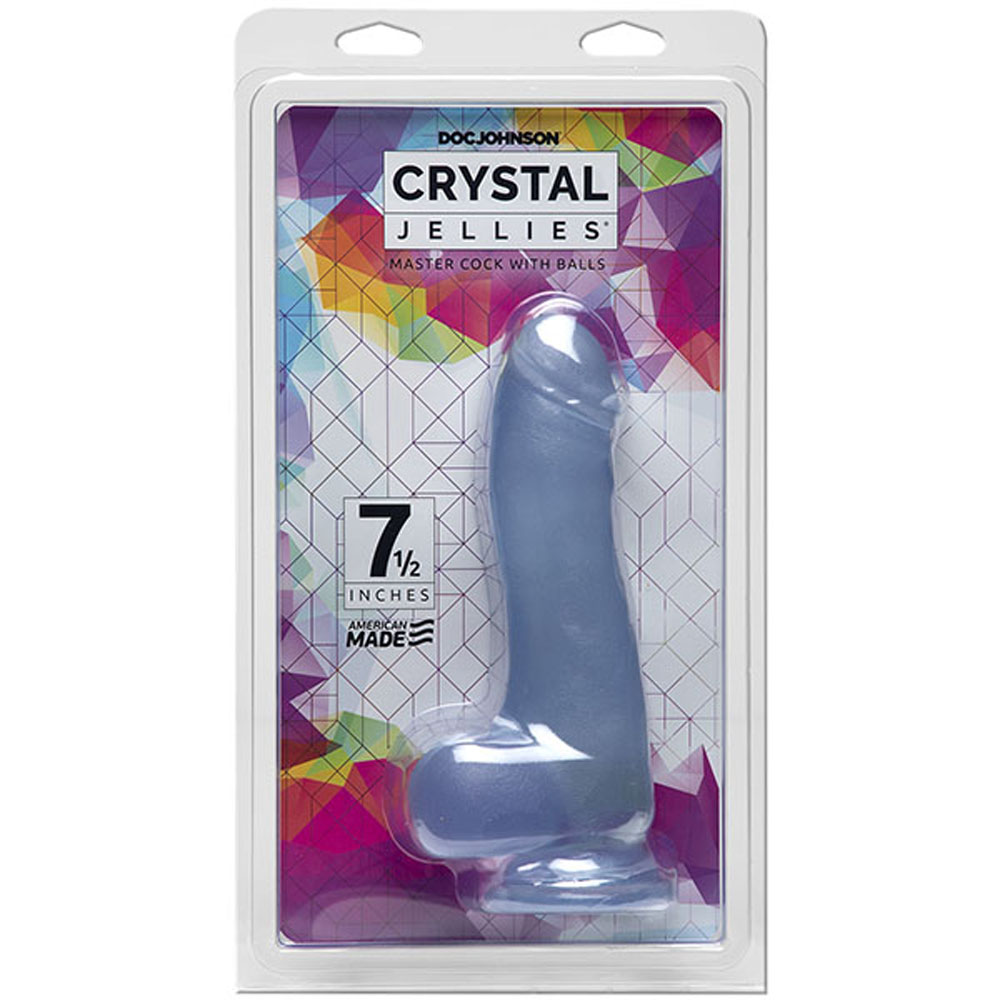 Cm6FfKb86iX2TnE40QdHNevKe6tsHTyI Crystal Jellies - 7.5 Inch Master Cock With Balls - Image 1