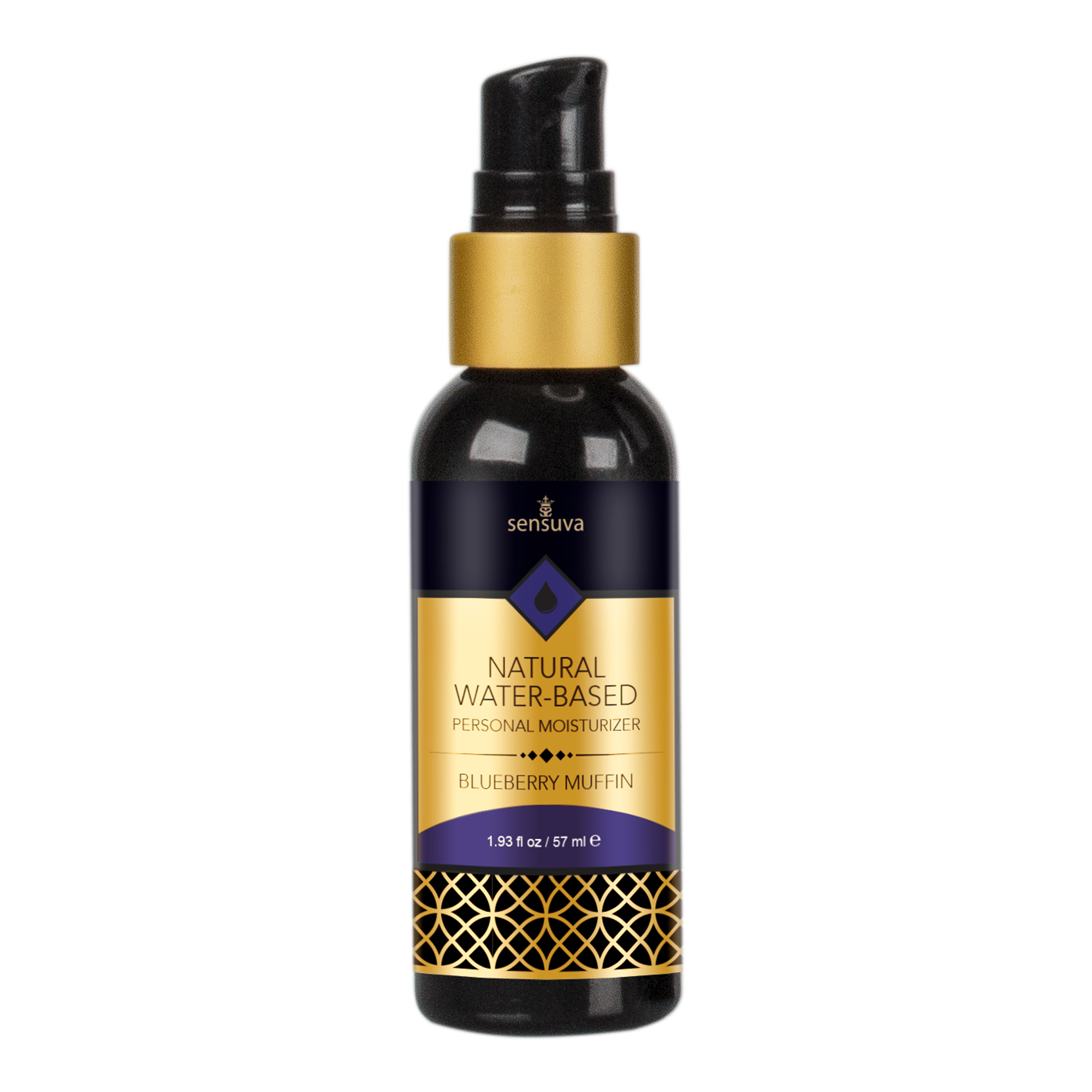 Cmc02nzi1a1PwKjeHDGX86gf7XuZMFZF Natural Water-Based Personal Lubricant 1.93 Fl. Oz. - Blueberry Muffin - Image 1