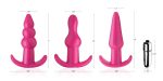 Thrill Trio Anal Plug Set - Pink - Image 2