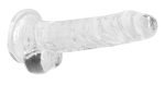 7 Inch Realistic Dildo With Balls - Translucent - Image 5