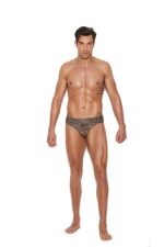 Men's Thong Back Brief - Large/xlarge - Animal - Image 2