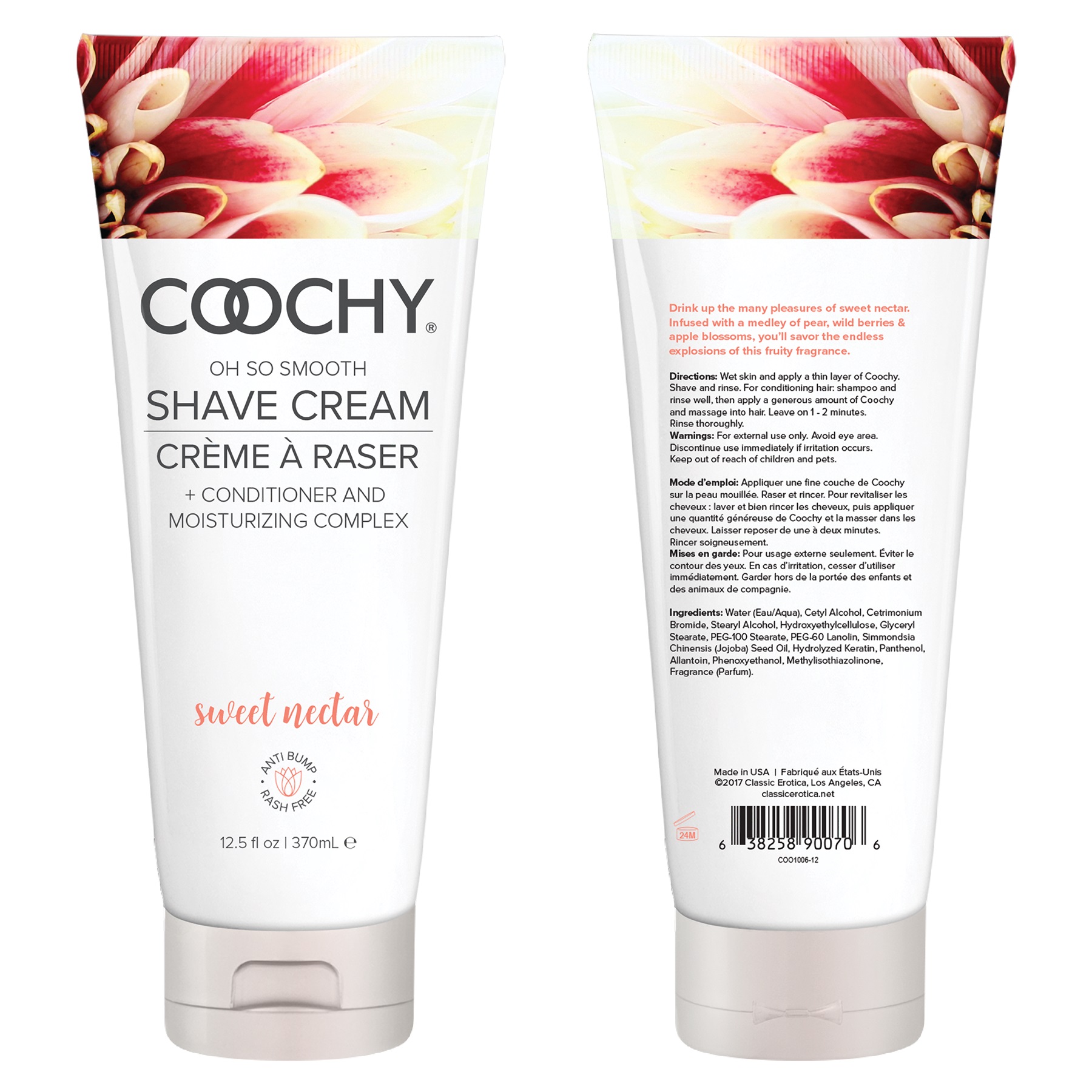 Cuq4Yn8Np6siC8fSGm9ID97sy39BcQgY Coochy Shave Cream Sweet Nectar - 12.5 Oz - Image 1