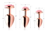 Pink Rose Gold Anal Plug - Small - Image 6