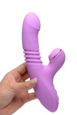 Shegasm Thrusting Suction Rabbit - Purple - Image 4