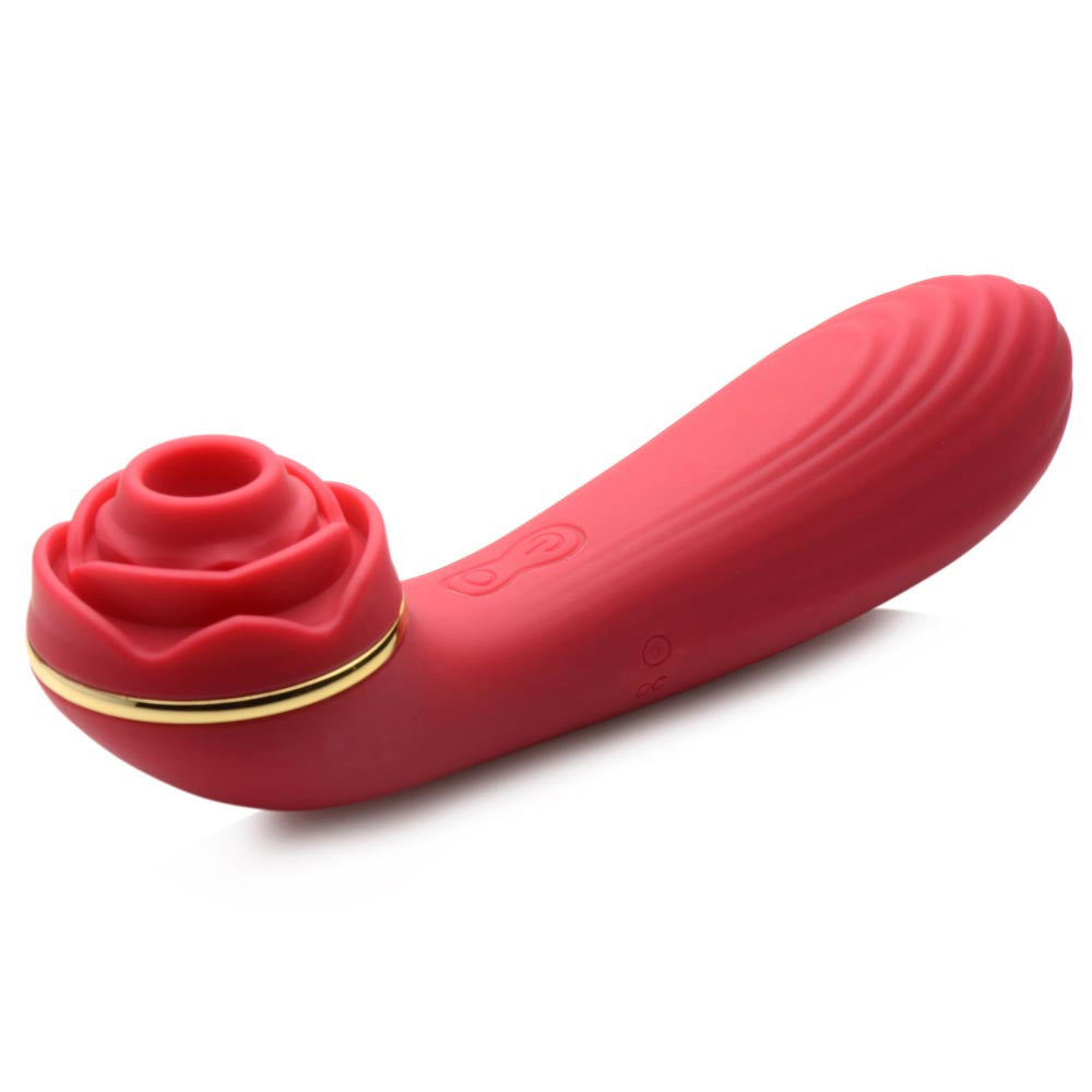 D1DH0h4azjc8lILofAQ851XzCCgZqZDi Bloomgasm Passion Petals 10x Suction Rose Vibrator - Red - Image 1