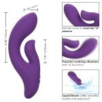 Stella Liquid Silicone Dual Pleaser - Purple - Image 8
