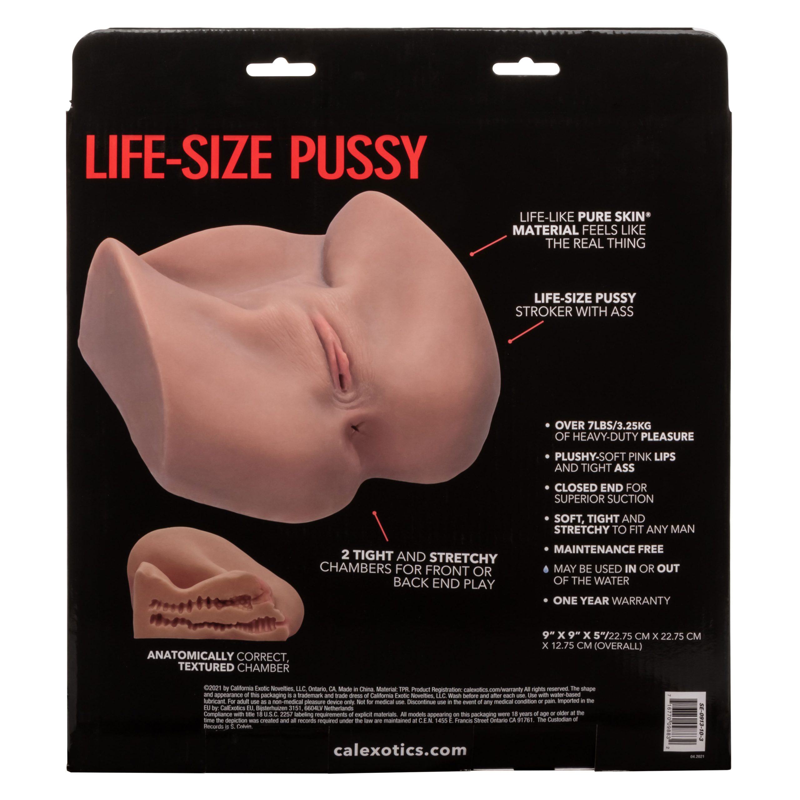 D9N4rliTFXAI2M0lqtNBVJk3F8DpR6iG Stroke It Life-Size Pussy - Brown - Image 1
