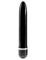 King Cock 8 Inch Vibrating Stiffy - Tan - Image 3