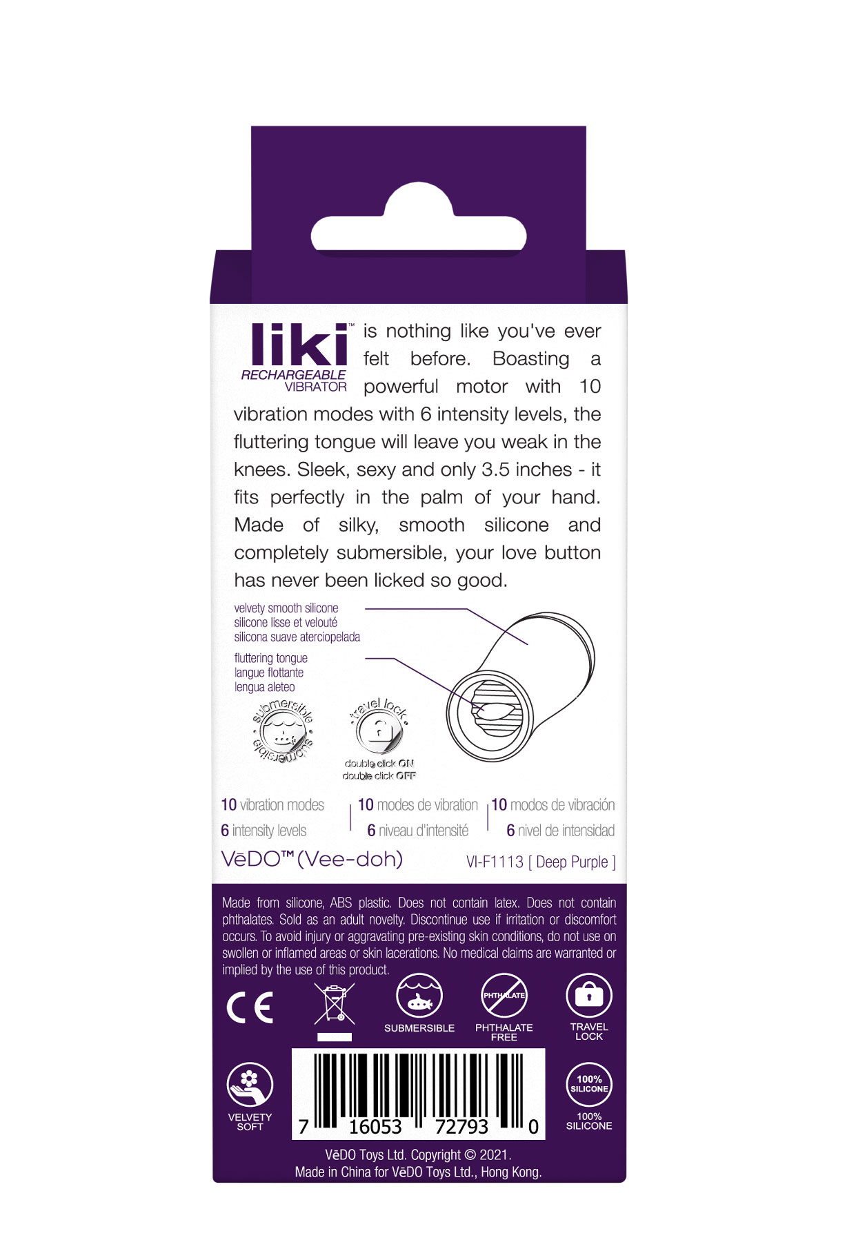 DDWG42idX7gkXEs8T6jg3aL3qDlOkRvk Liki Rechargeable Flicker Vibe - Deep Purple - Image 1