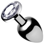 Clear Gem Anal Plug - Small - Image 2