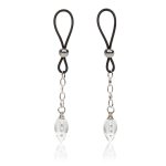Nipple Play Non-Piercing Nipple Jewelry Crystal Teardrop - Image 2