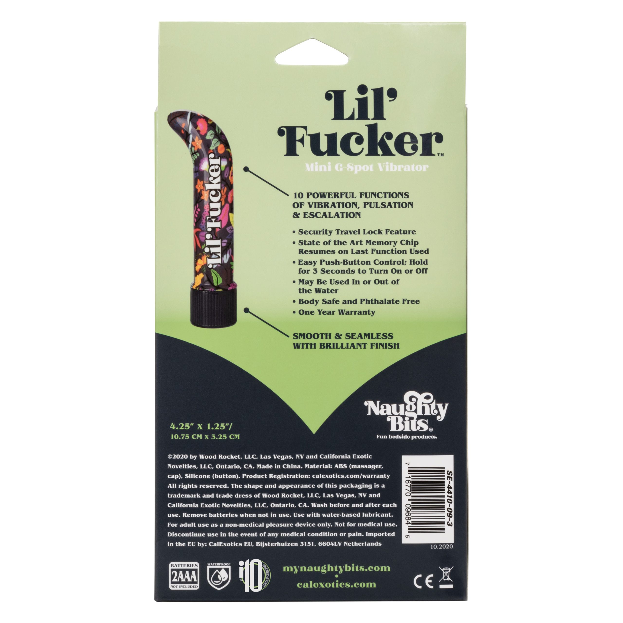 DNyecxpLXUACgDvjT4ZFKKW05wyp8Ylk Naughty Bits Lil' Fucker Mini G-Spot Vibrator - Image 1