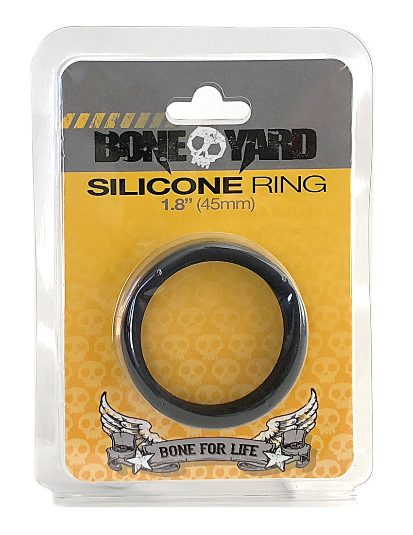 DOpdXFU3GSl592tdE5mw25RuuxjdGBNs Boneyard Silicone Ring 45mm - Black - Image 1