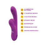 Zazzle Clitoral Suction/thumping Rabbit - Berry - Image 3