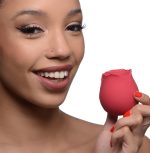 Inmi - Bloomgasm Wild Rose Silicone Suction Stimulator - Red - Image 11