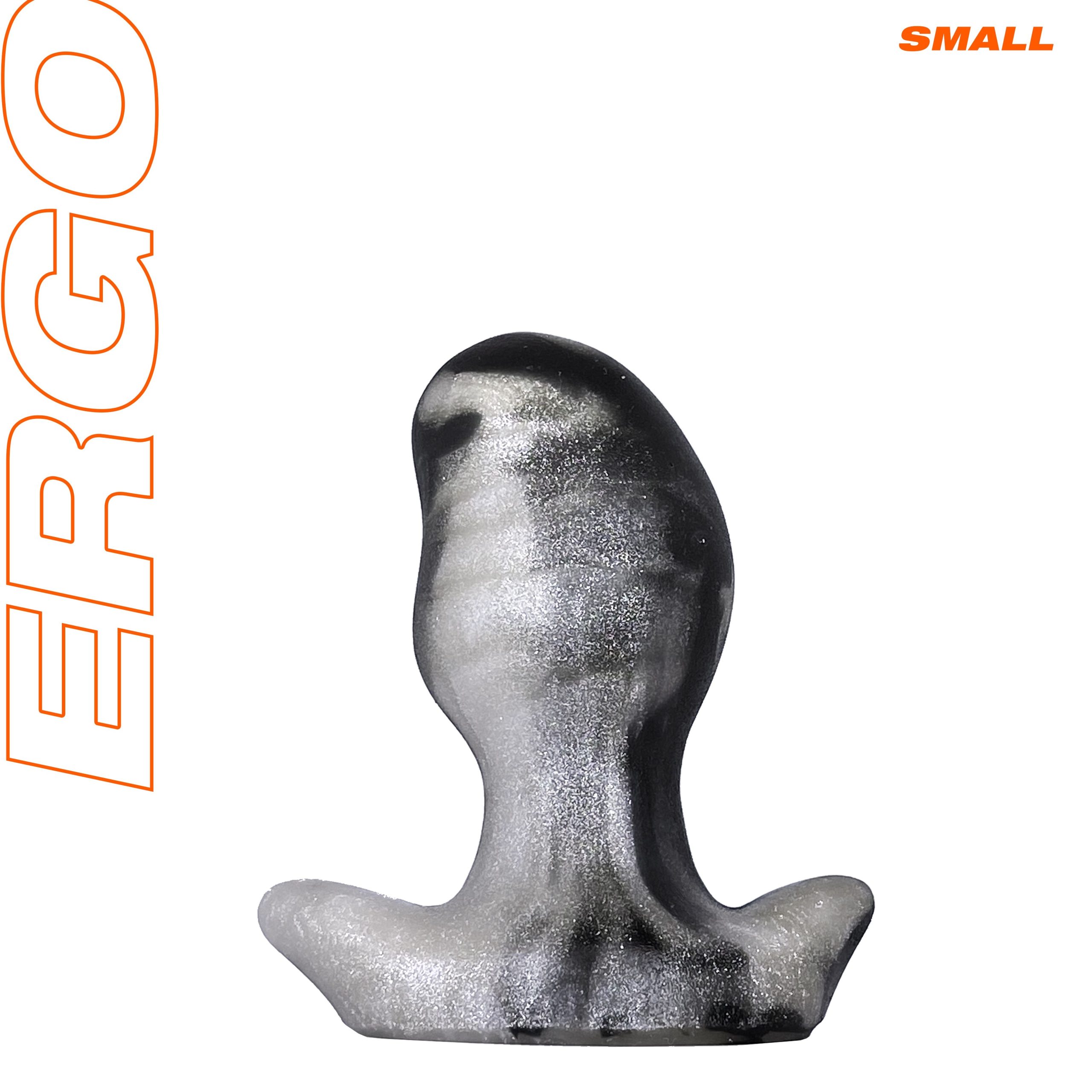 DdN6F6AH9N64eGbOY6NfUutxoJOqLAJS Ergo Butt Plug - Small - Platinum Swirl - Image 1