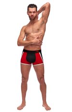 Retro Sport Panel Short - Medium - Black/ Red - Image 4