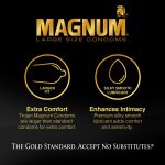 Trojan Magnum Large Size Gold Collection Condoms - 3 Pack - Image 3